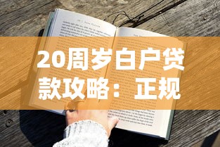 20周岁白户贷款攻略：正规大平台申请技巧及避坑指南