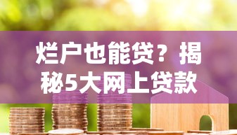 烂户也能贷？揭秘5大网上贷款平台申请攻略