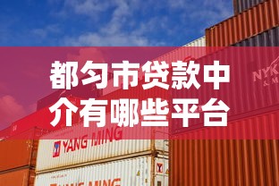 都匀市贷款中介有哪些平台？这10家正规机构靠谱推荐