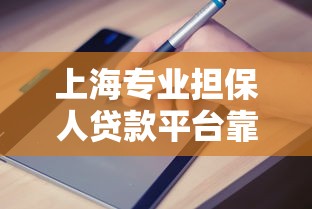 上海专业担保人贷款平台靠谱推荐及申请攻略