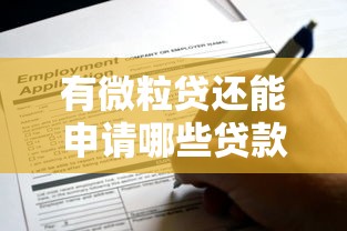 有微粒贷还能申请哪些贷款平台？这10个正规渠道别错过！