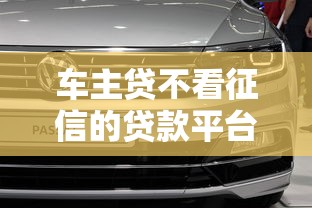 车主贷不看征信的贷款平台推荐及避坑指南