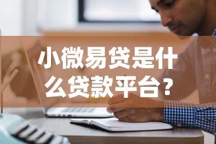 小微易贷是什么贷款平台？小微企业贷款全解析