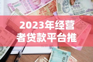 2023年经营者贷款平台推荐：哪家更适合你的生意？