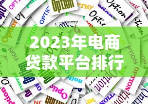 2023年电商贷款平台排行榜：十大靠谱平台评测与选择指南
