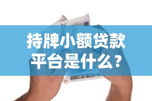 持牌小额贷款平台是什么?安全合法借贷必看指南 持牌小额贷款平台是什么?安全合法借贷必看指南