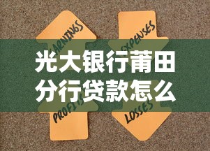 光大银行莆田分行贷款怎么样？产品、利率、申请条件详解