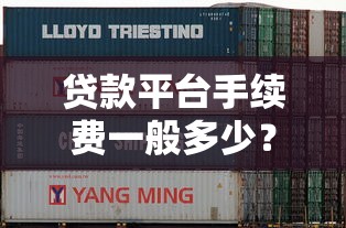 贷款平台手续费一般多少？2023年最新收费明细解析
