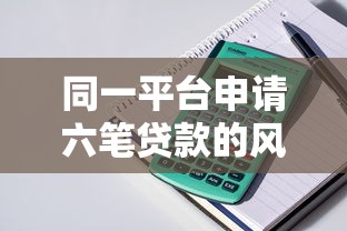 同一平台申请六笔贷款的风险与应对策略分析