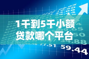 1千到5千小额贷款哪个平台好？2023年借款渠道深度评测