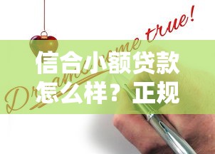 信合小额贷款怎么样？正规平台申请条件及优势解析