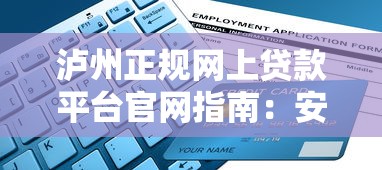 泸州正规网上贷款平台官网指南：安全申请流程与平台推荐