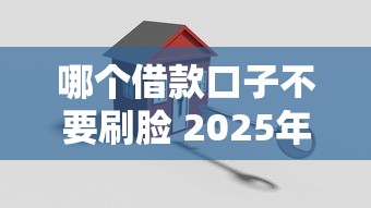 哪个借款口子不要刷脸 2025年最新免人脸识别贷款平台推荐
