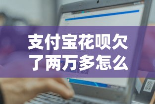 支付宝花呗欠了两万多怎么办？这几个网贷口子让你轻松上岸！