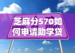 芝麻分570如何申请助学贷款 低分秒批技巧实测分享