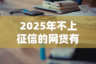 2025年不上征信的网贷有哪些？实测5个靠谱口子分享