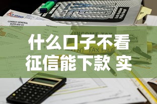 什么口子不看征信能下款 实测5个秒到账的良心平台