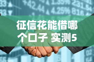 征信花能借哪个口子 实测5个秒过平台亲测有效