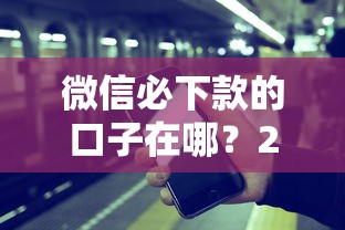 微信必下款的口子在哪？2025年实测这三个平台秒到账