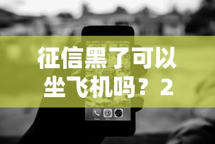 征信黑了可以坐飞机吗？2025年最新实测攻略和网贷救急方案