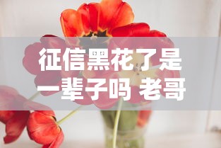征信黑花了是一辈子吗 老哥亲测3年翻身上岸干货分享