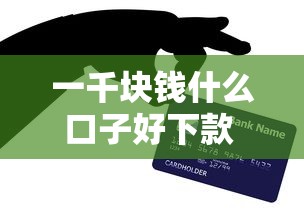 一千块钱什么口子好下款 这5个小额贷款秒到账亲测靠谱