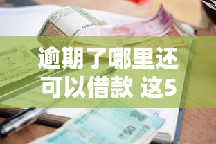 逾期了哪里还可以借款 这5个口子黑户也能秒下款