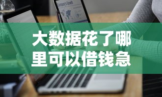 大数据花了哪里可以借钱急用啊？这5个口子秒到账不查征信！