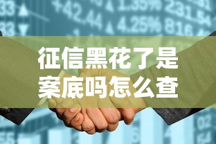 征信黑花了是案底吗怎么查？3分钟教你辨别信用污点真相