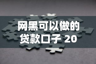 网黑可以做的贷款口子 2025最新5个无视黑白的平台实测