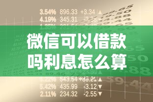 微信可以借款吗利息怎么算？2025最新微信贷款攻略实测