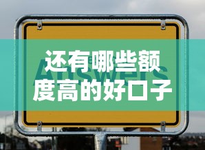 还有哪些额度高的好口子？2025年最新大额网贷平台实测推荐