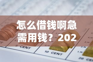 怎么借钱啊急需用钱？2025年亲测5个秒下款网贷口子推荐