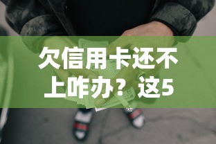 欠信用卡还不上咋办？这5个靠谱网贷口子亲测有效