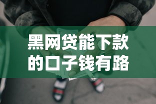 黑网贷能下款的口子钱有路 实测这三个渠道秒到账不查征信