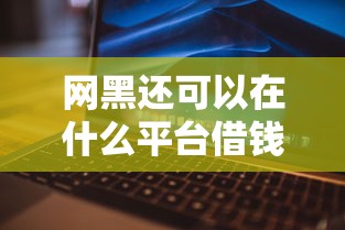 网黑还可以在什么平台借钱 这三家不查征信也能秒下款