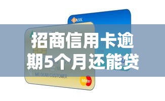 招商信用卡逾期5个月还能贷款吗？实测3个秒下款口子
