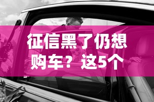 征信黑了仍想购车？这5个口子亲测秒过，黑户也能开新车！