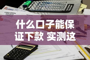 什么口子能保证下款 实测这三个平台秒到账不忽悠