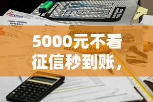 5000元不看征信秒到账，2025年实测靠谱网贷口子推荐