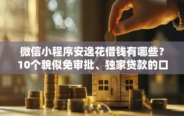 微信小程序安逸花借钱有哪些？10个貌似免审批、独家贷款的口子合集