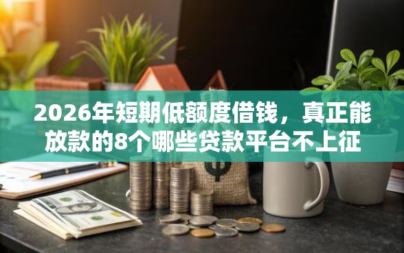 2026年短期低额度借钱，真正能放款的8个哪些贷款平台不上征信推荐