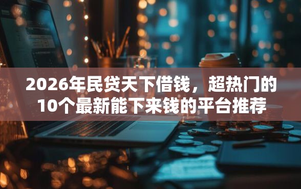 2026年民贷天下借钱，超热门的10个最新能下来钱的平台推荐