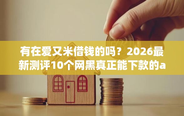 有在爱又米借钱的吗？2026最新测评10个网黑真正能下款的app
