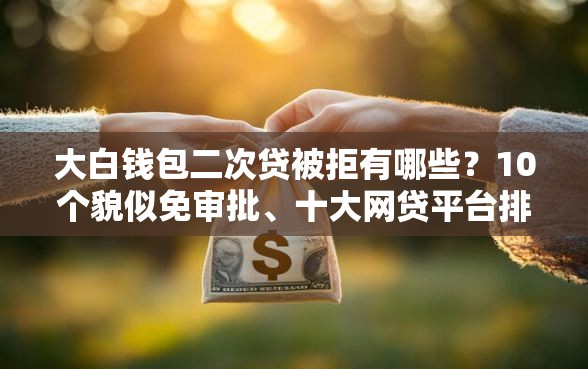 大白钱包二次贷被拒有哪些？10个貌似免审批、十大网贷平台排名不分先后合集