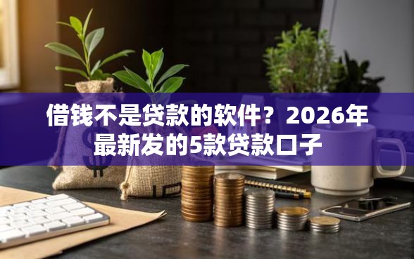 借钱不是贷款的软件？2026年最新发的5款贷款口子