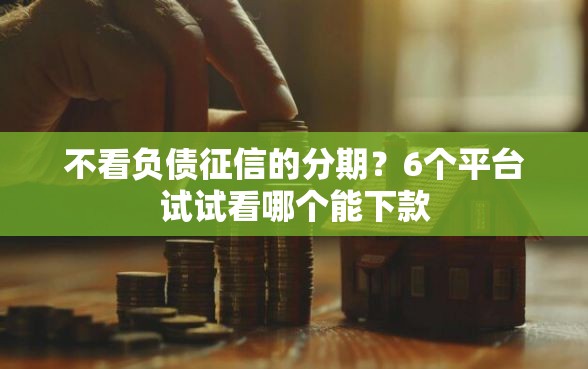 不看负债征信的分期？6个平台试试看哪个能下款
