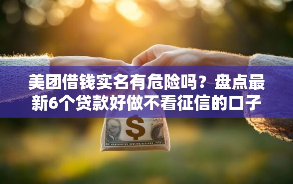 美团借钱实名有危险吗？盘点最新6个贷款好做不看征信的口子