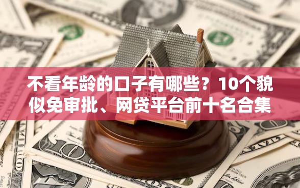 不看年龄的口子有哪些？10个貌似免审批、网贷平台前十名合集