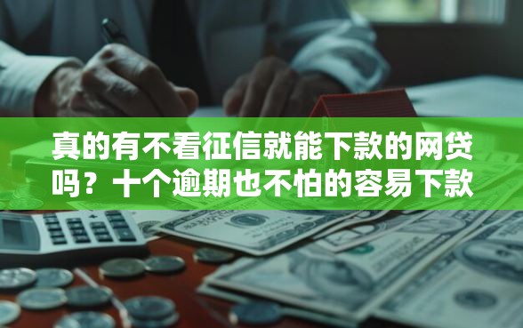 真的有不看征信就能下款的网贷吗？十个逾期也不怕的容易下款的借钱平台